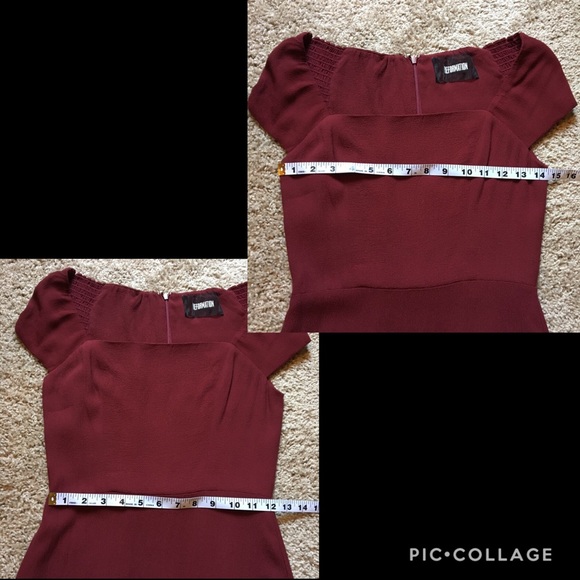 Reformation Orlando Dress-Garnet Sz 4 NWOT - Picture 5 of 7